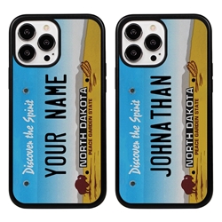 
Personalized License Plate Case for iPhone 13 Pro Max – Hybrid North Dakota