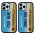 Personalized License Plate Case for iPhone 13 Pro Max – Hybrid North Dakota
