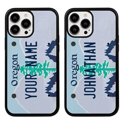 
Personalized License Plate Case for iPhone 13 Pro Max – Hybrid Oregon