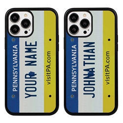 
Personalized License Plate Case for iPhone 13 Pro Max – Hybrid Pennsylvania
