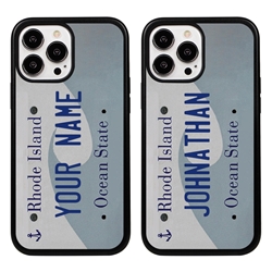 
Personalized License Plate Case for iPhone 13 Pro Max – Hybrid Rhode Island