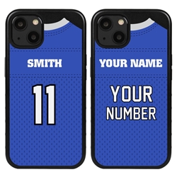 
Personalized Football Jersey Case for iPhone 13 – Hybrid – (Black Case)