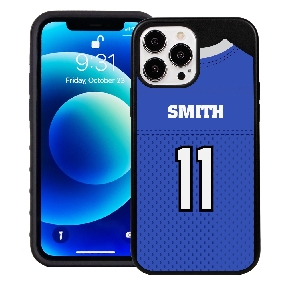 Personalized Football Jersey Case for iPhone 13 Pro Max Hybrid