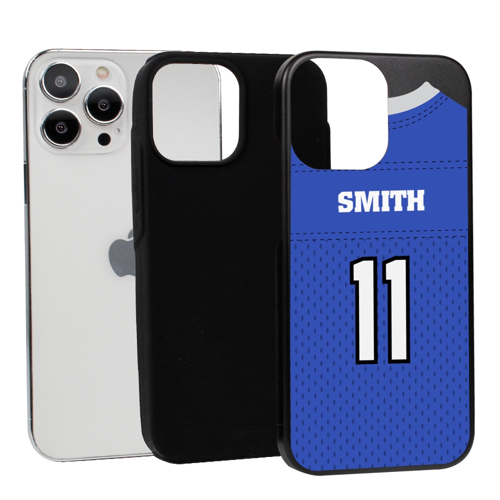 Personalized Football Jersey Case for iPhone 13 Pro Max Hybrid