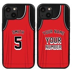 
Personalized Basketball Jersey Case for iPhone 13 Mini (Black Case)