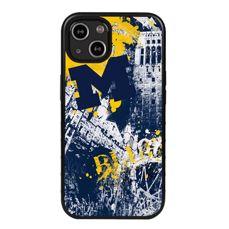 Guard Dog Michigan Wolverines PD Spirit Hybrid Phone Case for iPhone 13 Mini
