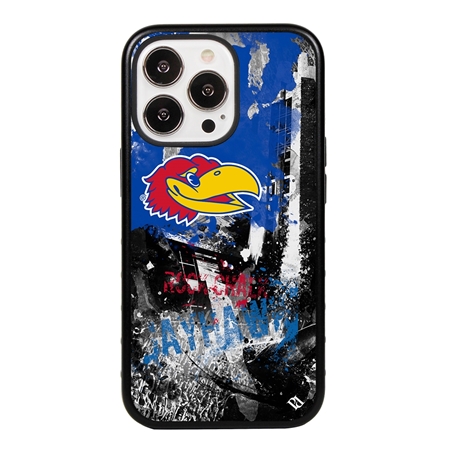 Guard Dog Kansas Jayhawks PD Spirit Hybrid Phone Case for iPhone 13 Pro
