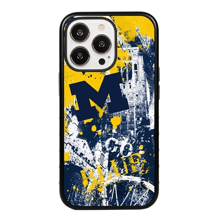 Guard Dog Michigan Wolverines PD Spirit Hybrid Phone Case for iPhone 13 Pro
