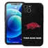 Collegiate  Case for iPhone 13 Mini - Arkansas Razorbacks  (Black Case)
