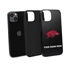 Collegiate  Case for iPhone 13 Mini - Arkansas Razorbacks  (Black Case)
