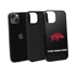 Collegiate  Case for iPhone 13 Mini - Arkansas Razorbacks  (Black Case)
