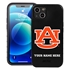 Collegiate  Case for iPhone 13 Mini - Auburn Tigers  (Black Case)
