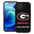 Collegiate  Case for iPhone 13 Mini - Georgia Bulldogs  (Black Case)
