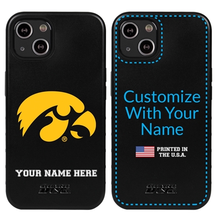 Collegiate  Case for iPhone 13 Mini - Iowa Hawkeyes  (Black Case)
