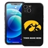 Collegiate Case for iPhone 13 Mini - Iowa Hawkeyes  (Black Case)
