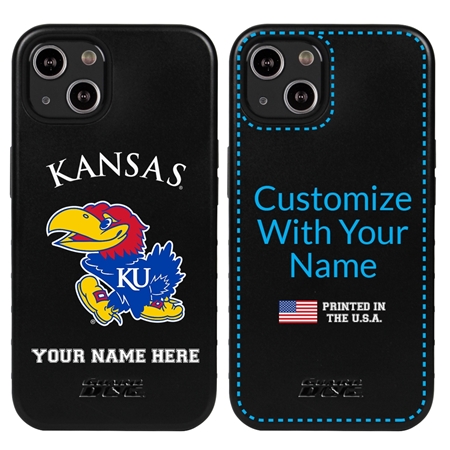 Collegiate  Case for iPhone 13 Mini - Kansas Jayhawks  (Black Case)
