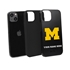 Collegiate  Case for iPhone 13 Mini - Michigan Wolverines  (Black Case)
