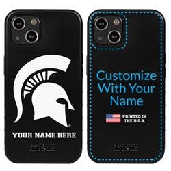 
Collegiate  Case for iPhone 13 Mini - Michigan State Spartans  (Black Case)