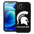Collegiate  Case for iPhone 13 Mini - Michigan State Spartans  (Black Case)
