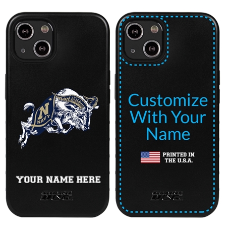 Collegiate  Case for iPhone 13 Mini - Navy Midshipmen  (Black Case)
