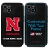 Collegiate  Case for iPhone 13 Mini - Nebraska Cornhuskers  (Black Case)
