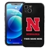 Collegiate  Case for iPhone 13 Mini - Nebraska Cornhuskers  (Black Case)
