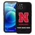 Collegiate  Case for iPhone 13 Mini - Nebraska Cornhuskers  (Black Case)
