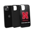 Collegiate  Case for iPhone 13 Mini - Nebraska Cornhuskers  (Black Case)
