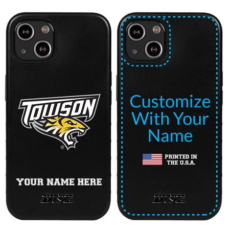 Collegiate  Case for iPhone 13 Mini - Towson Tigers  (Black Case)
