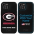 Collegiate  Case for iPhone 13 - Georgia Bulldogs  (Black Case)
