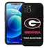 Collegiate  Case for iPhone 13 - Georgia Bulldogs  (Black Case)
