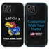 Collegiate  Case for iPhone 13 - Kansas Jayhawks  (Black Case)
