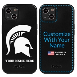 
Collegiate  Case for iPhone 13 - Michigan State Spartans  (Black Case)