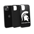 Collegiate  Case for iPhone 13 - Michigan State Spartans  (Black Case)
