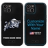 Collegiate  Case for iPhone 13 - Navy Midshipmen  (Black Case)
