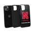 Collegiate  Case for iPhone 13 - Nebraska Cornhuskers  (Black Case)

