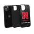 Collegiate  Case for iPhone 13 - Nebraska Cornhuskers  (Black Case)
