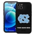 Collegiate  Case for iPhone 13 - North Carolina Tar Heels  (Black Case)
