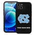 Collegiate  Case for iPhone 13 - North Carolina Tar Heels  (Black Case)
