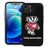 Collegiate  Case for iPhone 13 - Wisconsin Badgers  (Black Case)
