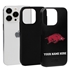 Collegiate  Case for iPhone 13 Pro - Arkansas Razorbacks  (Black Case)
