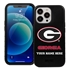 Collegiate  Case for iPhone 13 Pro - Georgia Bulldogs  (Black Case)
