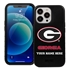 Collegiate  Case for iPhone 13 Pro - Georgia Bulldogs  (Black Case)
