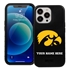 Collegiate Case for iPhone 13 Pro - Iowa Hawkeyes  (Black Case)
