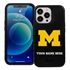 Collegiate  Case for iPhone 13 Pro - Michigan Wolverines  (Black Case)
