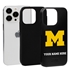 Collegiate  Case for iPhone 13 Pro - Michigan Wolverines  (Black Case)
