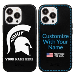 
Collegiate  Case for iPhone 13 Pro - Michigan State Spartans  (Black Case)