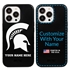 Collegiate  Case for iPhone 13 Pro - Michigan State Spartans  (Black Case)
