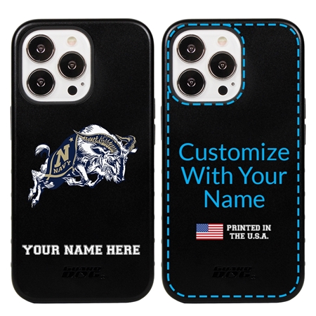 Collegiate  Case for iPhone 13 Pro - Navy Midshipmen  (Black Case)
