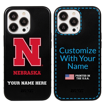 Collegiate  Case for iPhone 13 Pro - Nebraska Cornhuskers  (Black Case)
